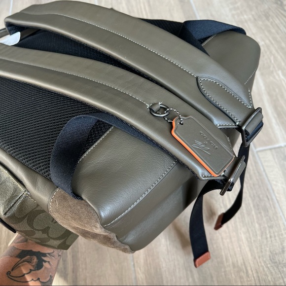 Coach X Michael B. Jordan Ranger Backpack With Signature Canvas Detail - Picture 8 of 12